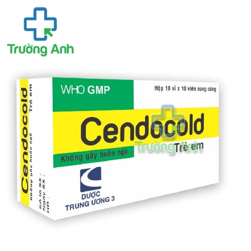 Cendocold-Trẻ em TW3 - Thuốc điều trị cảm sốt, nghẹt mũi